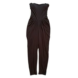 Baby Phat Strapless Jumpsuit, Black, Size XL